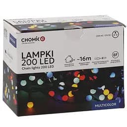 Гирлянда Chomik Шарики-змейка 200LED мультиколор 16 м (LED0160)