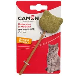 Іграшка для котів Camon паличка Мататабі з фігурками з котячої м'яти 14 см в асортименті (AG109)