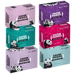Серветки Сніжна Панда Extra Care, тришарові, 60 шт.