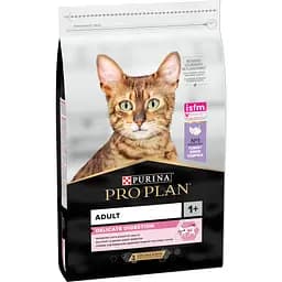Сухий корм для дорослих котів з чутливим травленням Purina Pro Plan Adult 1+ Delicate Digestion, з індичкою, 10 кг (12434342) - мініатюра 2