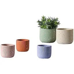 Горшок для цветов Led Margo 14 х 14 х 11.5 см без поддона в ассортименте (A040054)