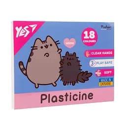 Пластилин Yes Pusheen 18 цветов 360 г (540695)