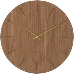 Годинники настінні J-line круглі в дерев'яному корпусі 40 см (36869)
