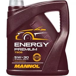 Масло моторное Mannol Energy Premium 5W-30, 5 л (183597)