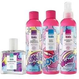 Дитячий парфумерно-косметичний набір Avon Love (shmp/con/200 мл + sh/gel/200 мл + cologne/30 мл + h/spray'200ml)