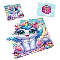 Дитячі пазли з сюрпризом "Котик-єдиноріжка" Vladi Toys VT 8030-07, 180 деталей - мініатюра 3