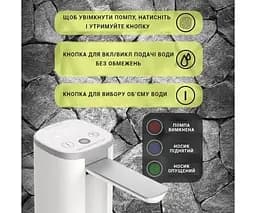 Електрична помпа для води ViO E22 з дисплеєм та носиком, що складається - мініатюра 12