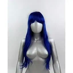 Парик синий матовый