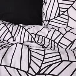 Пододеяльник MirSon Ranforce Elite 17-4846 Flavio 175 x 210 см черно-белый (2200009582592)