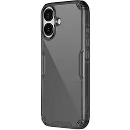 TPU чохол Nillkin Nature Pro Series для Apple iPhone 17 (6.3) Чорний (прозорий)