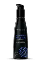 Їстівний лубрикант Wicked Aqua зі смаком чорничного мафіну 120 мл
