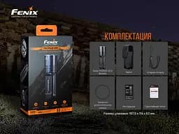 Ручний тактичний ліхтарик Fenix TK35UE V2.0 5000лм 2 х 18650 (Чорний) - мініатюра 6