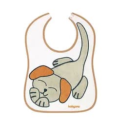 Нагрудник махровый BabyOno Can Almost Eat Myself, коричневый (833)