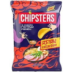 Чипси Chipster's Гострий рамен картопляні 90 г