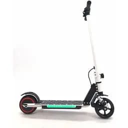 Дитячий Електросамокат E-Scooter ES3 LED + амортизатор Білий - мініатюра 3