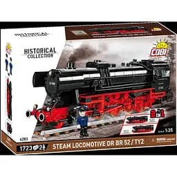 Конструктор Cobi Локомотив DR BR Class 52 масштаб 1:35, 1723 детали (COBI-6283)