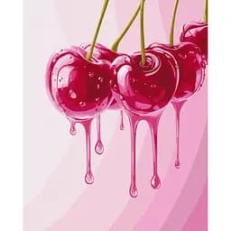 Картина за номерами на підрамнику Brushme Солодка вишня