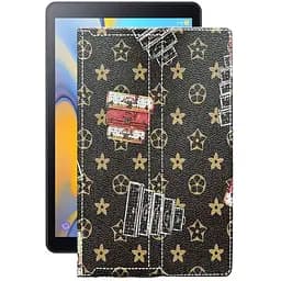 Чохол StatusCASE з екошкіри для планшету Samsung Galaxy Tab A 10.5 (T590) Луі-Вітон-коричневий