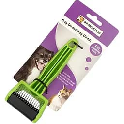 Колтунорез для собак и кошек Bronzedog раскладной 15х6.5 см