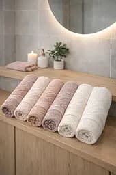 Набір турецьких рушників для ванної 50x90 см 6 шт TC303376179
