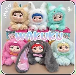 Іграшка Сюрприз Вакуку 2й сезон колекційний пухнастий брелок Wakuku Kawaii 18 см - мініатюра 2