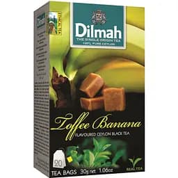 Чай чорний Dilmah Toffee Banana 30 г (20 шт. х 1.5 г) (896871)