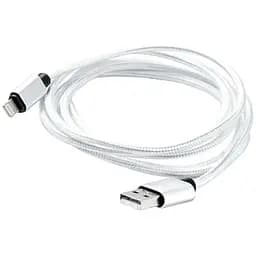 Кабель Dengos NTK-M-DL Round Lightning cable 2.0 cable1.5m White