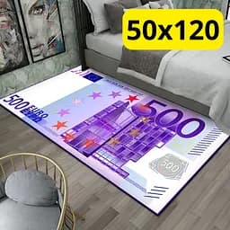 Стильний та зносостійкий килим для дому та офісу "500 EURO" 50х120 KT7001713