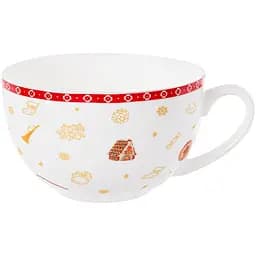Чайний набір Lefard Christmas Delight, 250 мл, білий з червоним (985-146) - мініатюра 3