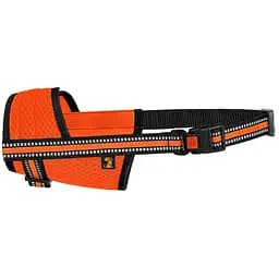 Намордник для собак Bronzedog Mesh универсальный размер L оранжевый