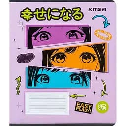 Зошит учнівський "Kite Anime" Kite K24-232-1 12 аркушів (4063276212894)(SC)