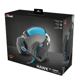 Гарнітура Trust GXT 363 Hawk 7.1 Bass Vibration USB BLACK (20407_Trust) - мініатюра 9