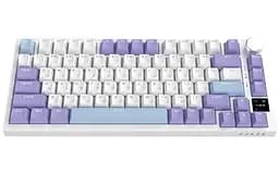 Клавиатура игровая механическая беспроводная Ajazz AK-820WP PRO White-Purple RGB Flying Fish Switch Hot-Swap 2.4G/Bluetooth/USB - мініатюра 2