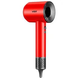 Профессиональный фен VGR V-445 1600 Вт, бесщеточный мотор 110 000 об/мин Красный