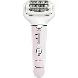 Panasonic Эпилятор пинцетный, аккумуляторный, пинцет.-60, влажн.+сух., насадок-5, футляр, розово-белый