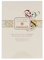 Блокнот склейка для каліграфіїSennelier, 35 листов, 125 г/м, 21x29,7 см (A4)