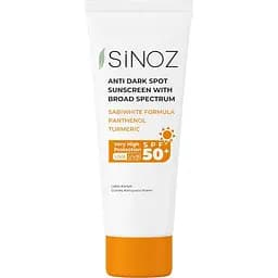 Сонцезахисний крем для обличчя Sinoz Anti Dark Spot Sunscreen SPF50+ проти темних плям 50 мл