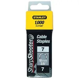Скоби Stanley Cable для кріплення кабелю напівкруглі тип 7 L=10 мм 1000 шт. (1-CT106T)