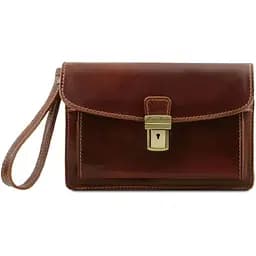 Кожаная сумка барсетка Tuscany 24х15х8 см sum0028522