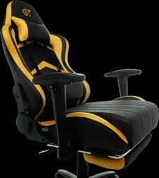 Геймерське крісло GT Racer чорне з жовтим (X-2534-F Black/Yellow) - мініатюра 8