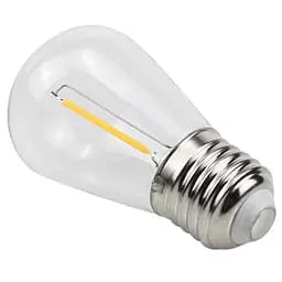 Вулична гірлянда з ретро лампами LED Edison 10 шт Solar на сонячній батареї, від мережі та зарядкою від мережі - мініатюра 4