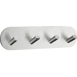 Вішалка настінна MVM My Home, матова, сіра, 4 гачки (HSS-192R PSS)