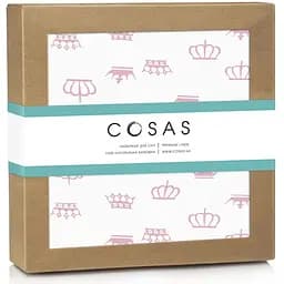 Наматрасник непромокаемый Cosas Rose Crown 70х120 см розовый (WaterSheet_CrownRose_120)