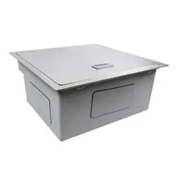 Кухонна мийка Platinum Handmade TZ одночашева зі змішувачем квадратна з нержавіючої сталі 50x50x20 см - мініатюра 9