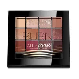 Палетка тіней Eveline All in one, відтінок 3 (Burn), 12 шт., 12 г (LMKCIE12BR)