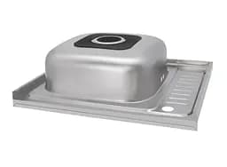 Мийка кухонна Brinex 6050-L 0.6 мм, накладна BRIN6050LSAT06 - мініатюра 4