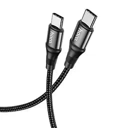 Кабель Hoco Type-C to Type-C Exquisito charging data cable X50 черный 1 м 100W