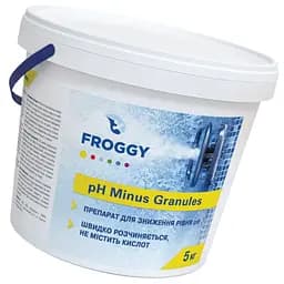 Засіб для зниження pH у басейні Froggy pH-Minus 5 кг гранули для підтримки правильного pH води - мініатюра 3