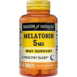 Натуральная добавка Puritan's Pride Melatonin 5 mg, 120 таблеток