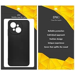 Чохол TPU Epik Black Full Camera для Tecno Spark Go 1 (KL4) Чорний - мініатюра 3